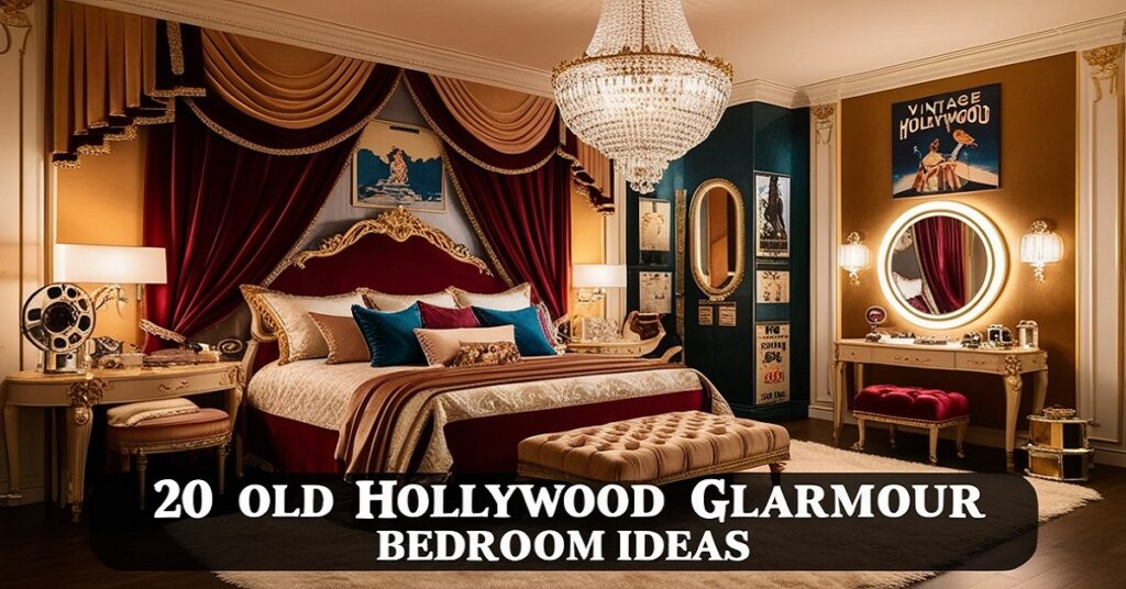 20 Old Hollywood Glamour Bedroom Ideas