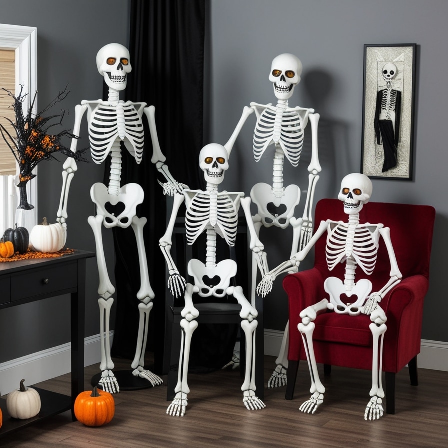 Life-Size Skeleton Family Sets