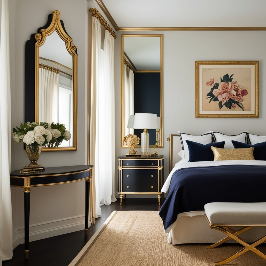 Gold Accents and Gilded Frames