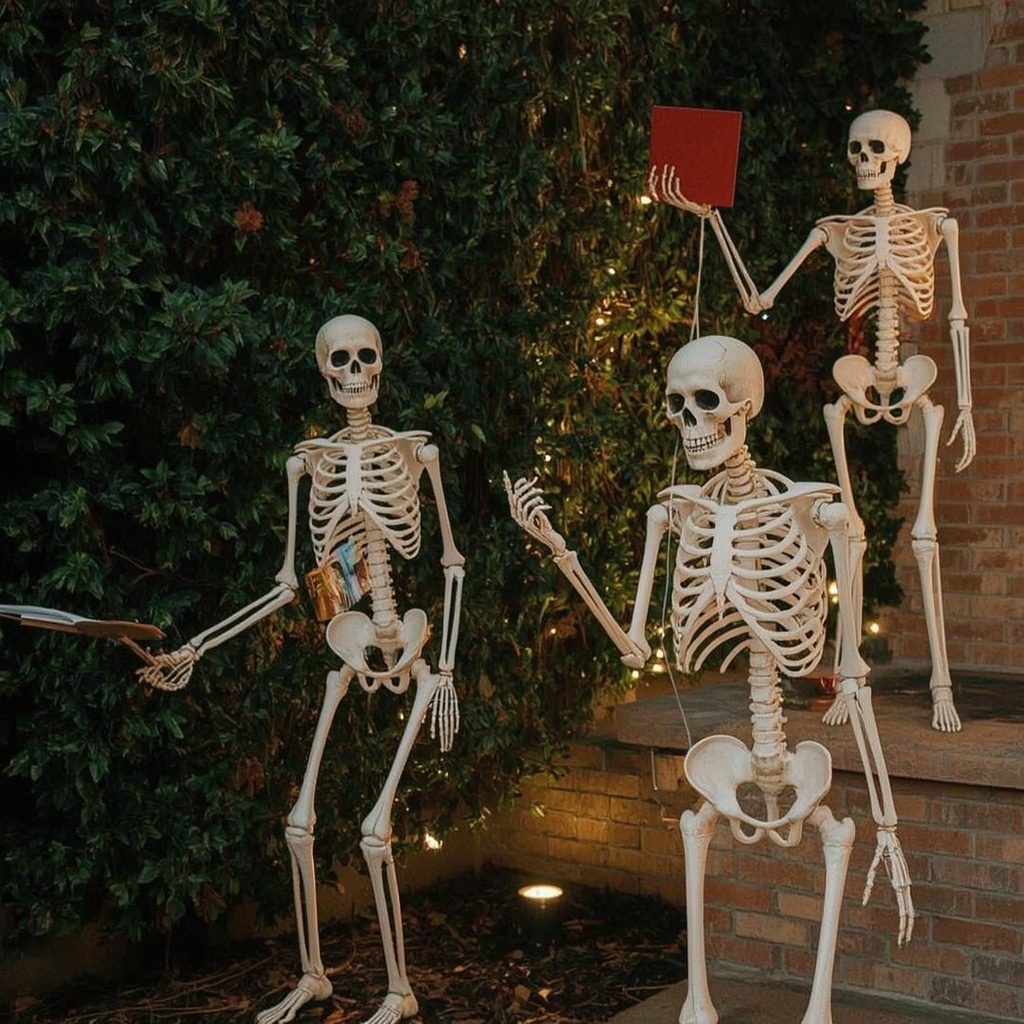 Life-Size Skeleton Scenes