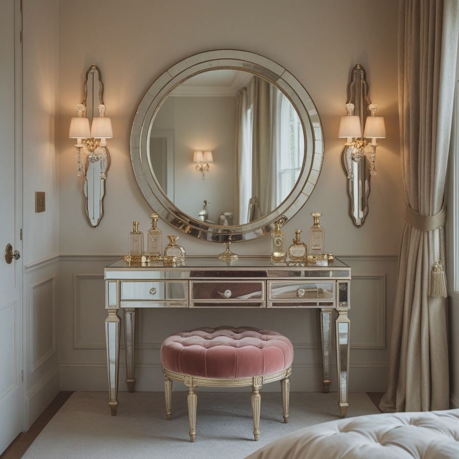 Glamorous Vanity Table & Vintage Dressing Corner