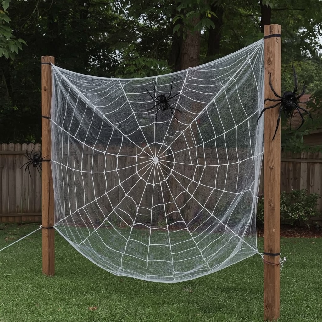Spiderweb Installations Across Large Spaces