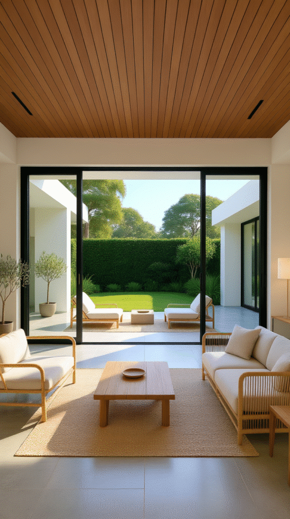 Opt for Large Glass Doors