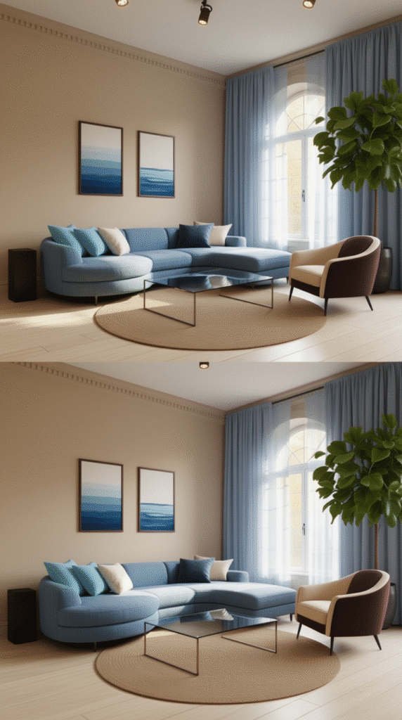 Ocean-Inspired Blues and Greens