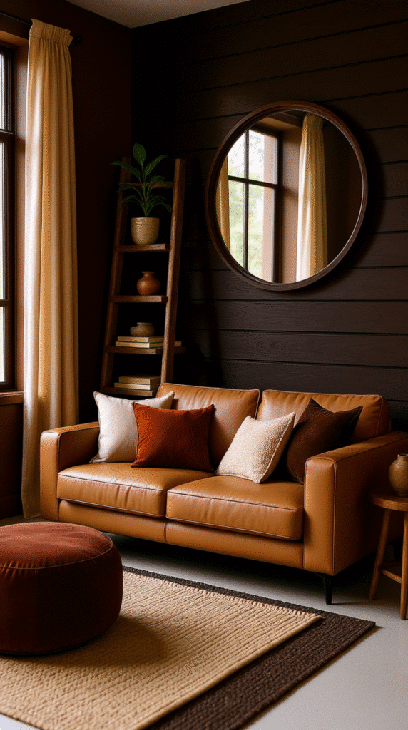 Styling Brown Living Rooms