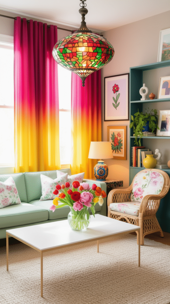 Colorful Curtains and Drapes