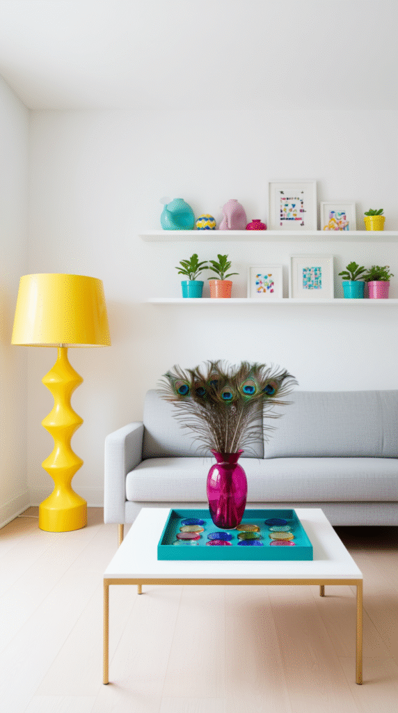 Incorporate Colorful Decor Items