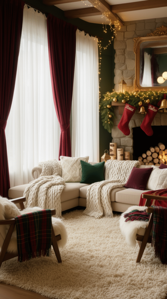 Add Textiles for Warmth