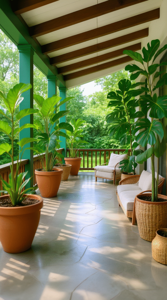 Large Potted Plants