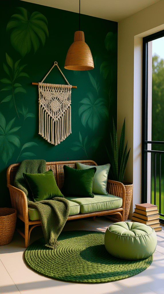Green Throw Pillows