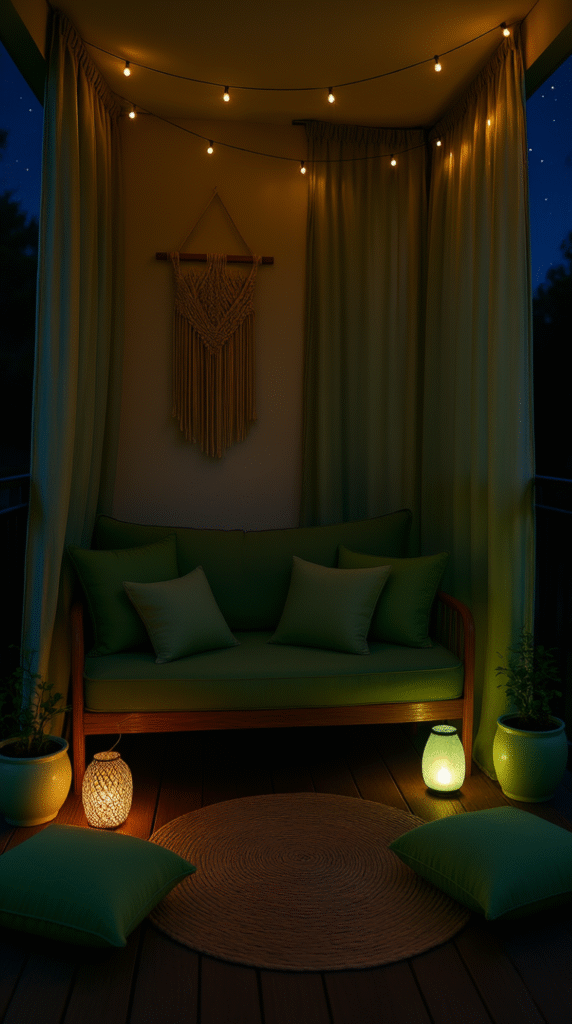 Soft Green Lampshades