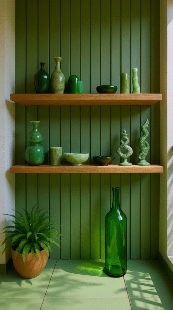 Green Decorative Objects