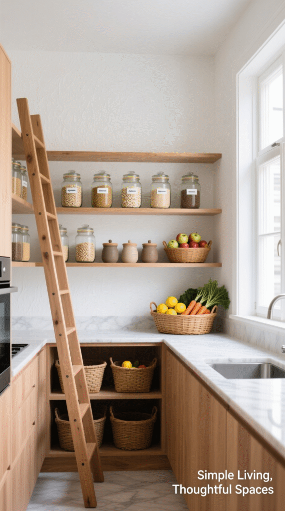Maximizing Space with Open Shelving