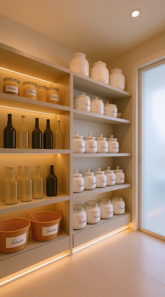 Lighting: Brighten Your Pantry Space
