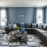 23 Gorgeous Gray and Blue Living Room Decor Inspirations