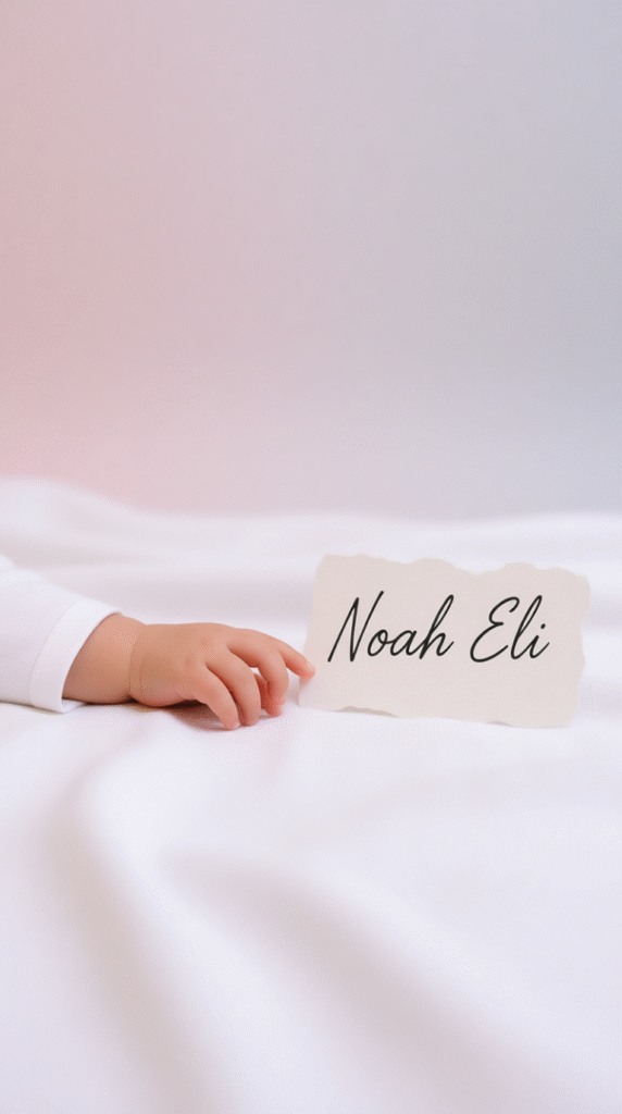 Romantic & Poetic Middle Names for Noah